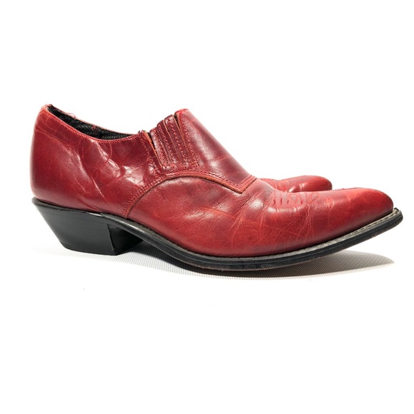 Code West Vintage Red Ankle Booties - Picture 11 of 11